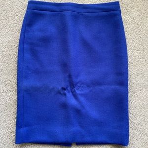 J Crew No 2 Pencil Skirt in Cobalt Blue - EUC